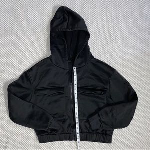 SHEIN Black Cropped Jacket w/ Pockets Size S